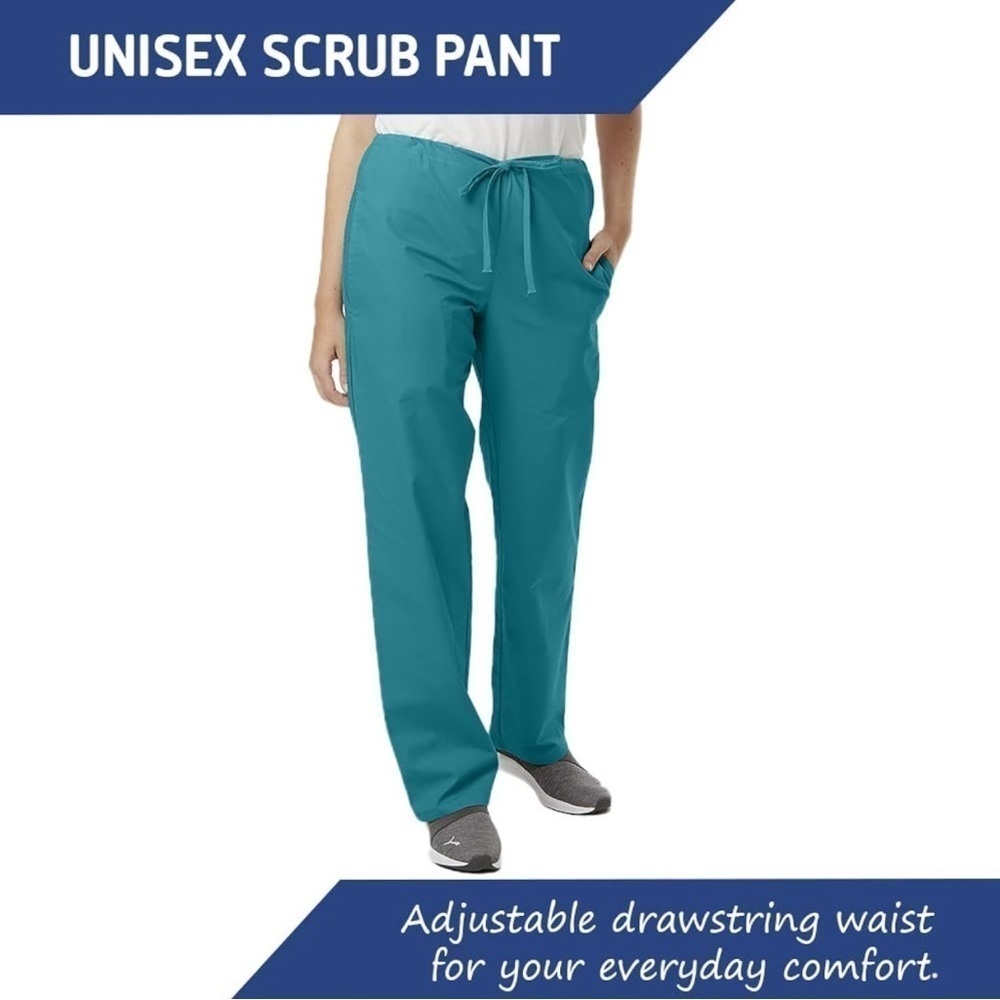 BAG032. NWT Unisex Scrub Pant Ultrasoft Drawstring Waist Medical Professional - Picture 4 of 7